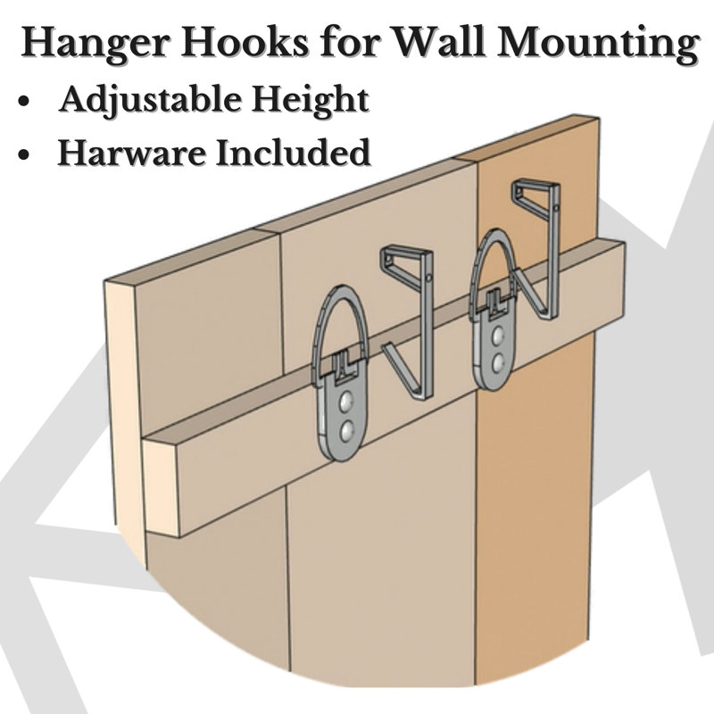 Dakota Fields Knobel Solid Wood Panel Headboard Mounts on Wall Wayfair